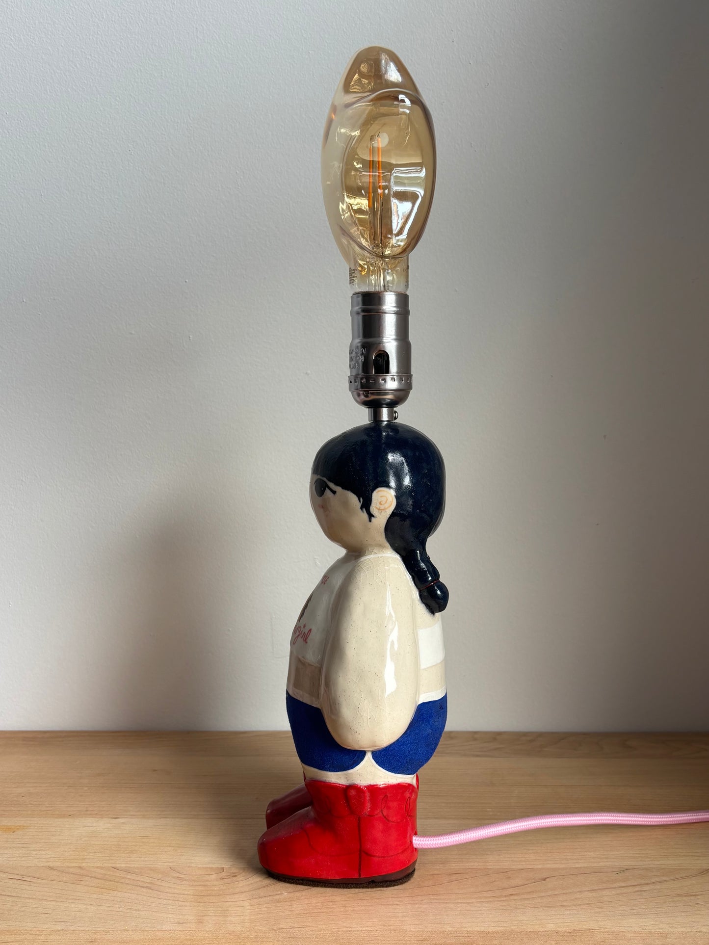 Giddy-up Line Dancing Cowdoll Lamp