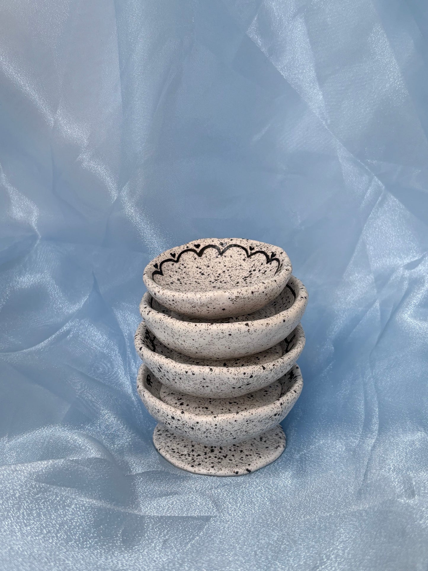 Speckled Footed Dishes
