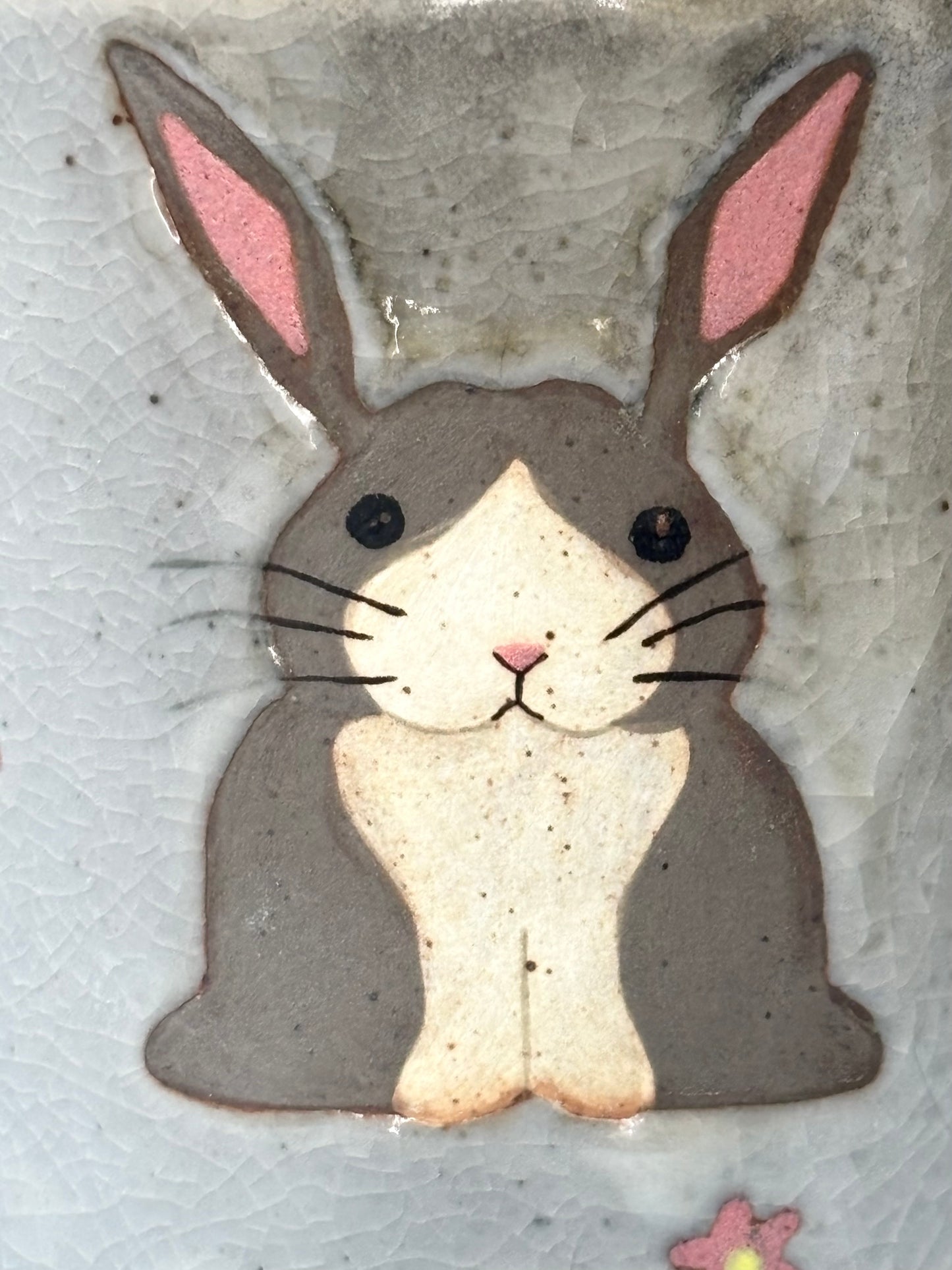 Gray Bunny Diner Mug