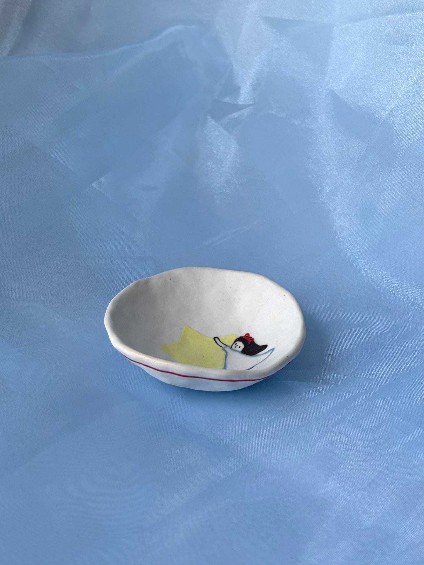 Tiny Star Girl Porcelain Dish