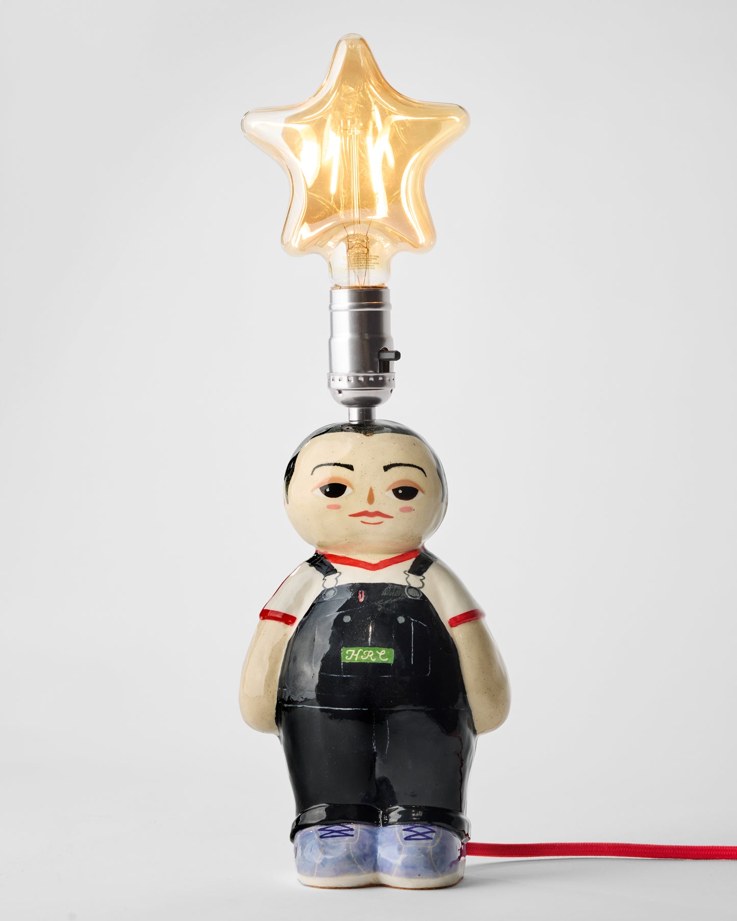 Buzz Buzz Buzzcut Overalls Doll Lamp