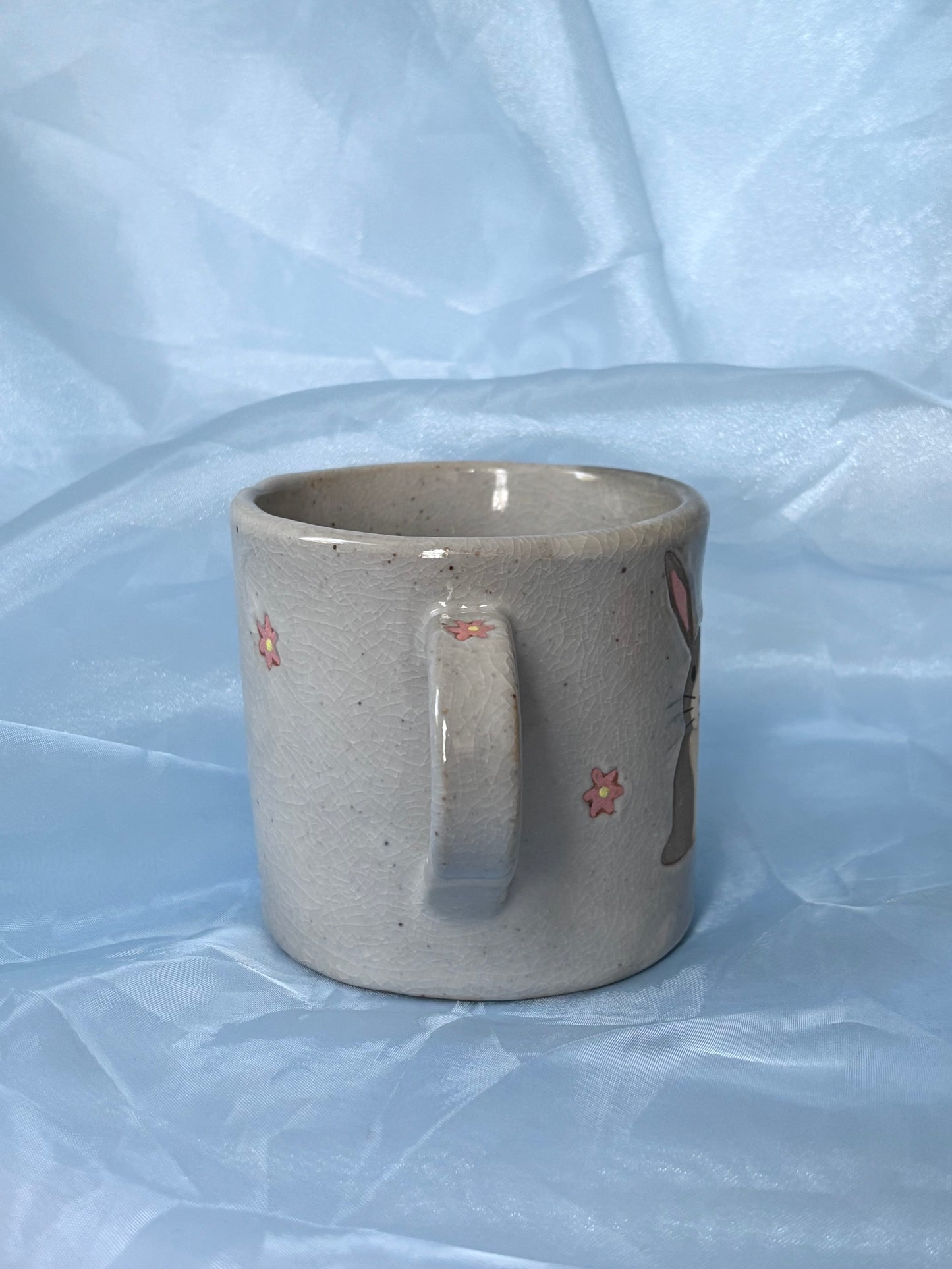 Gray Bunny Diner Mug