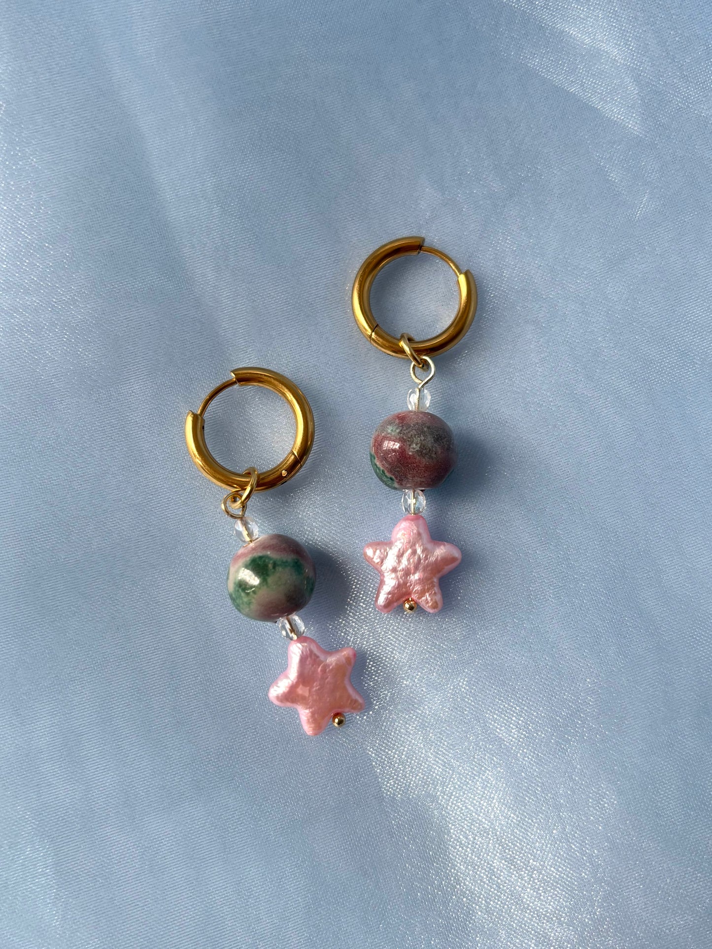 Star Pearl Earrings