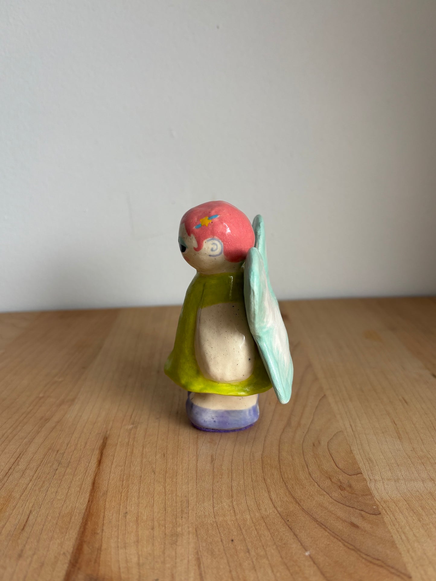Pink Hair Fairy Doll Figure