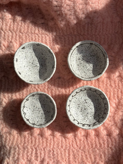 Speckled Trinket Dishes