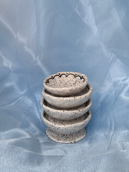 Speckled Footed Dishes
