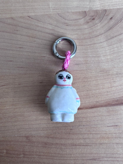 Wiggle Collar Cupid Mini Doll Charm