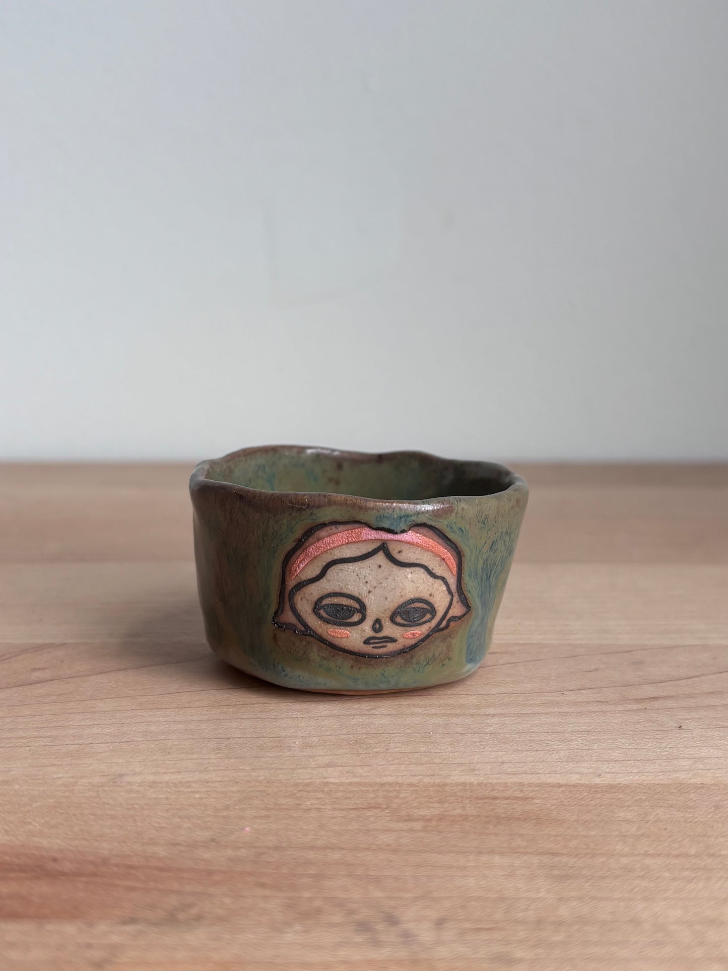 Pink Headband Doll Shot Glass