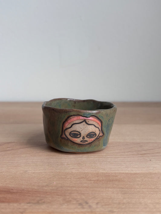 Pink Headband Doll Shot Glass
