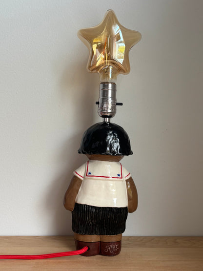 Pleats Please Sailor Girl Doll Lamp