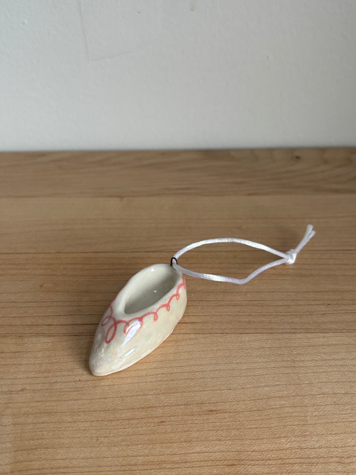 Pointy Pink Ballet Flat Ornament