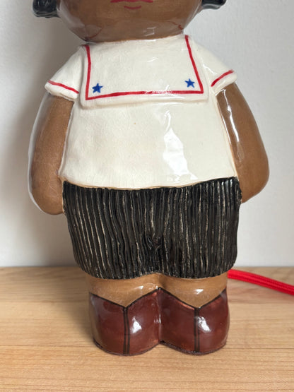 Pleats Please Sailor Girl Doll Lamp