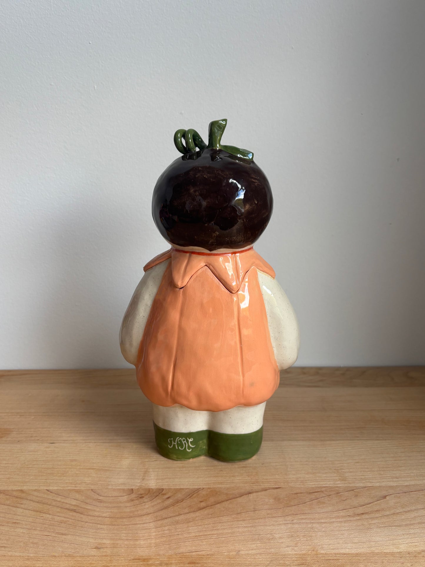 Trick or Treat Pumpkin Girl Candy Jar