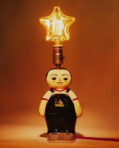 Buzz Buzz Buzzcut Overalls Doll Lamp