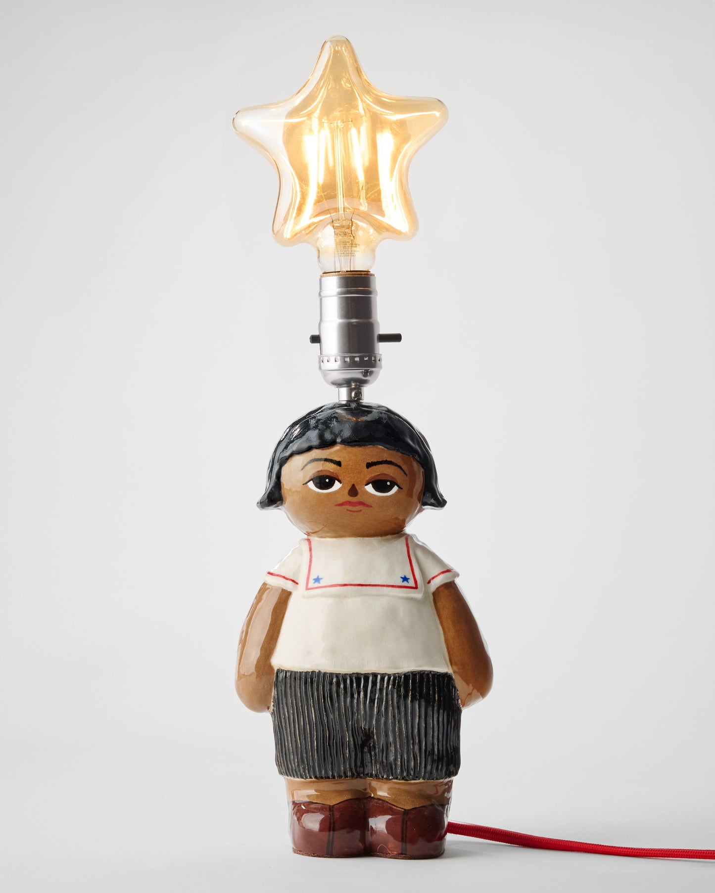 Pleats Please Sailor Girl Doll Lamp