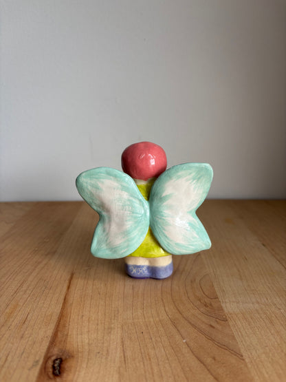 Pink Hair Fairy Doll Figure