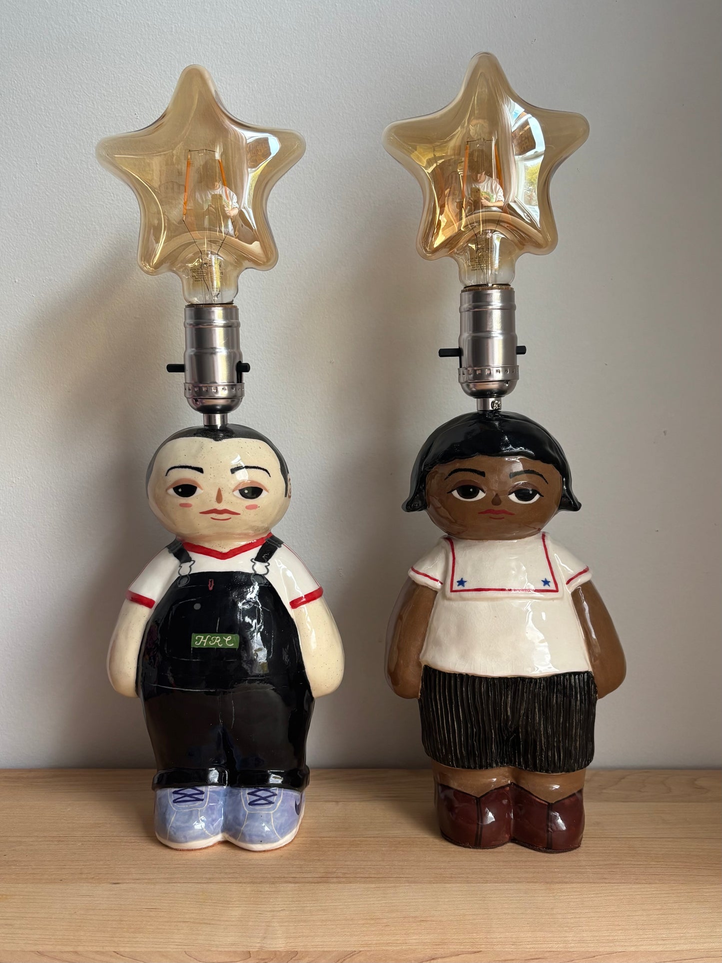 Pleats Please Sailor Girl Doll Lamp