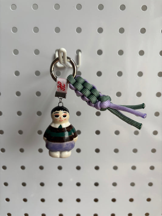 Rugby Shirt Mini Doll Bag Charm
