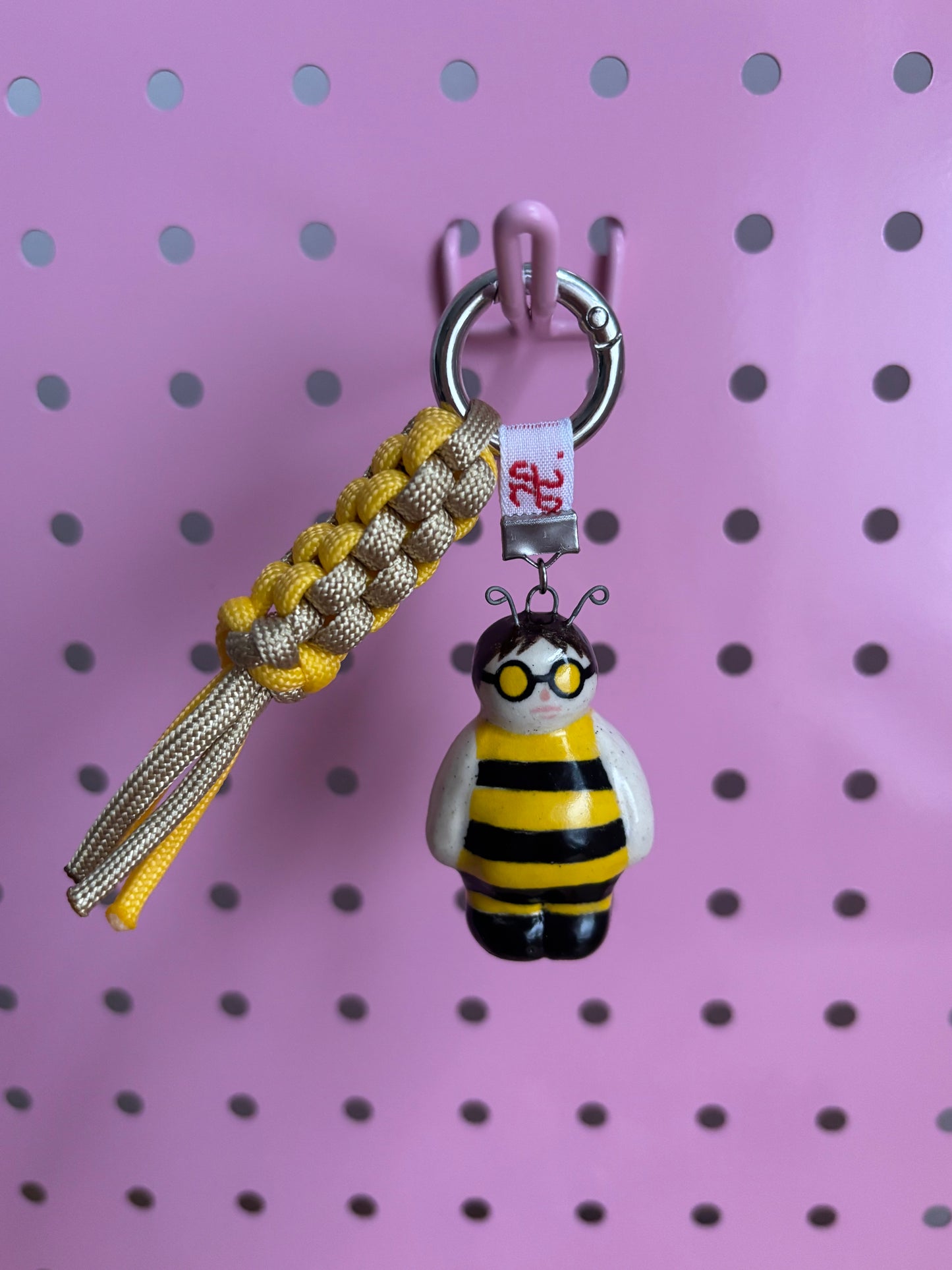 Bumblebee Mini Doll Bag Charm