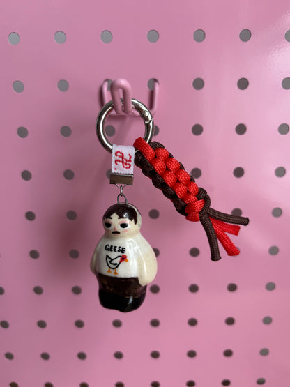 Geese Fan Pocket Boyfriend Mini Doll Bag Charm