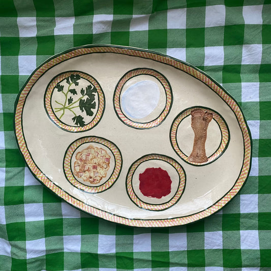 Trompe l’Oeil Seder Plate