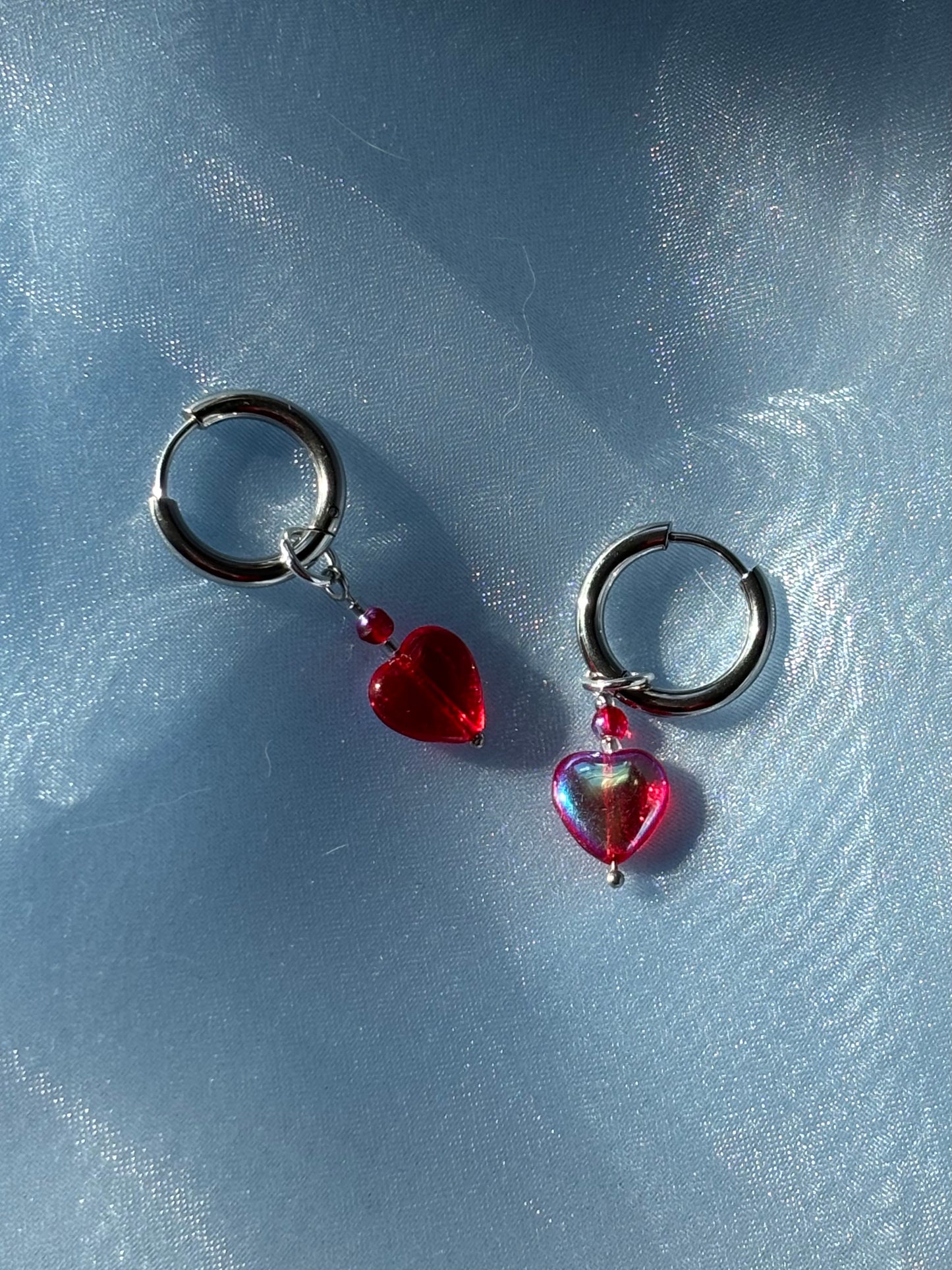 Red Heart Earrings